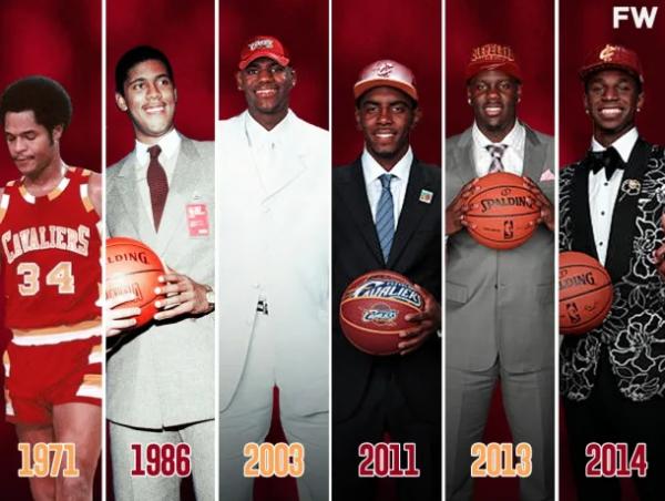 騎士擁有NBA歷史上最多首輪籤，詹姆斯、歐文、維金斯都在名單上