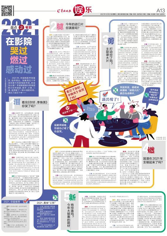 娛塘盤點·電影篇｜2021在影院，哭過、燃過、感動過