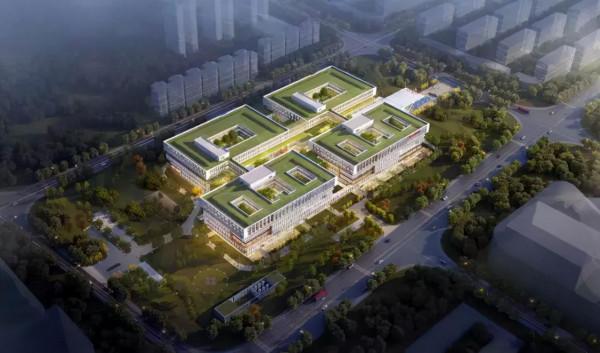 東壩安貞東方醫院各樓均已封頂 東壩安貞東方醫院各樓均已封頂