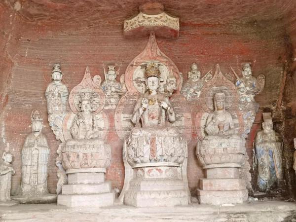 景區雜記｜大足北山石窟，一覽＂唐宋觀音造像陳列館＂的絕世風彩