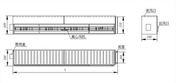 高大空間專用風幕機 高大空間專用風幕機