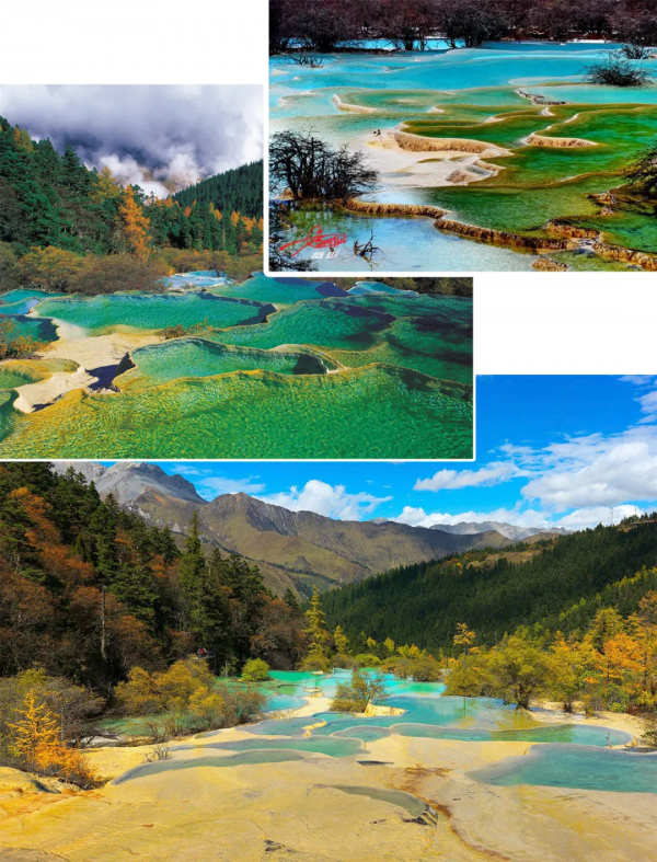 秋天的九寨溝，美成了童話仙境