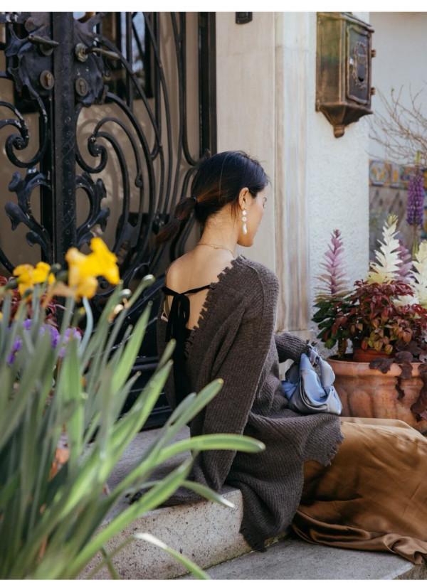 - -件珍藏款uma wang毛衣的樸拙之美