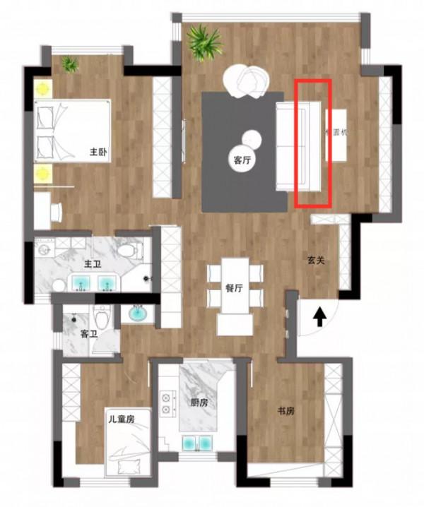 總結百套房裝修經驗，挑出N種沙發不靠牆的裝法，拿去參考借鑑吧