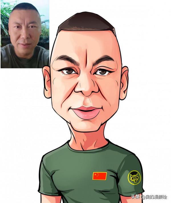 2021年畫的人物肖像漫畫作品精選