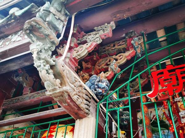 韓江邊有座二百多年的媽祖古廟，牌匾是乾隆年間古人手書