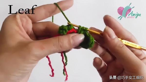 用零線就把蔬菜水果鉤得如此逼真，比新鮮的還要美