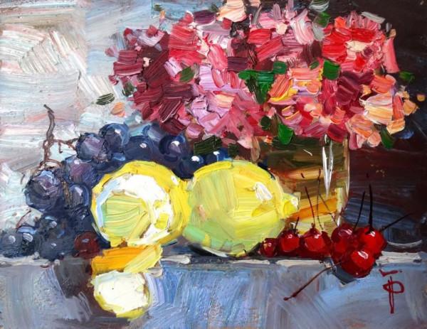 一棟不起眼的房子、一個簡單的露臺、一條普通的小路都畫得如此出彩