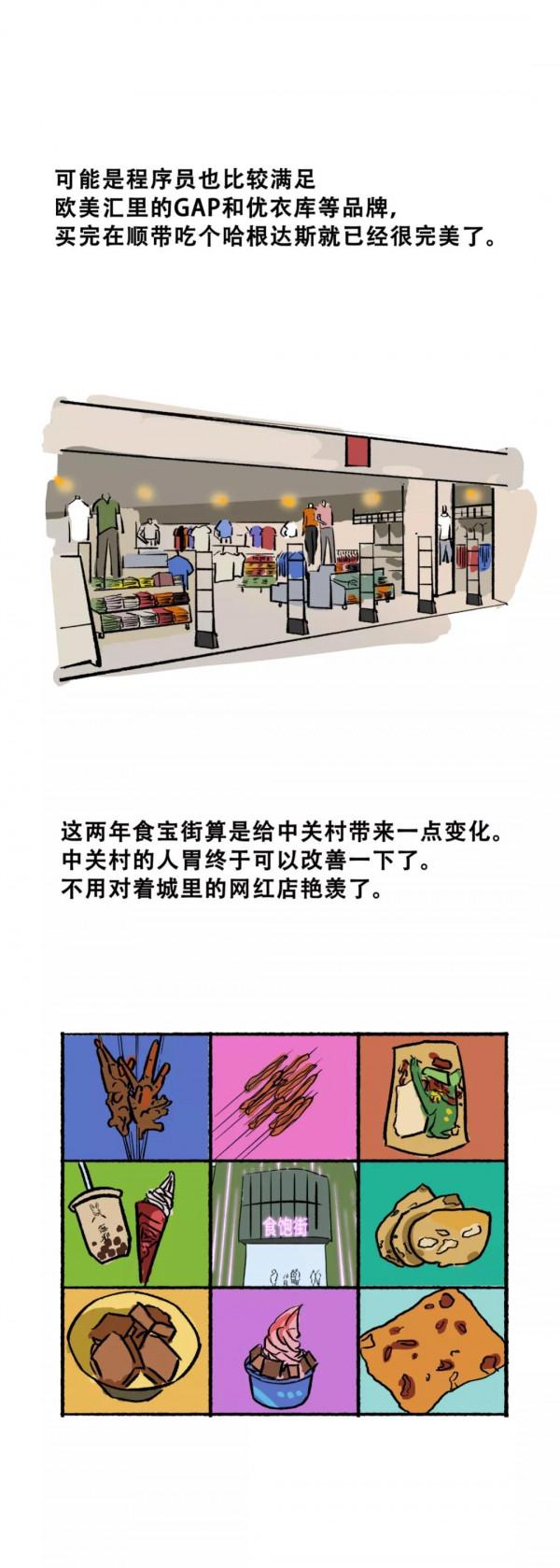 漫畫—《北京商場攻略：年輕人逛大悅城，土豪SKP，海淀人淘寶》