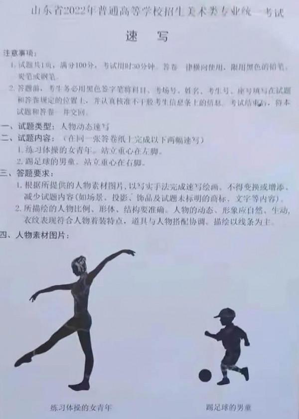 一場聯考把靜物和頭像都考察到了