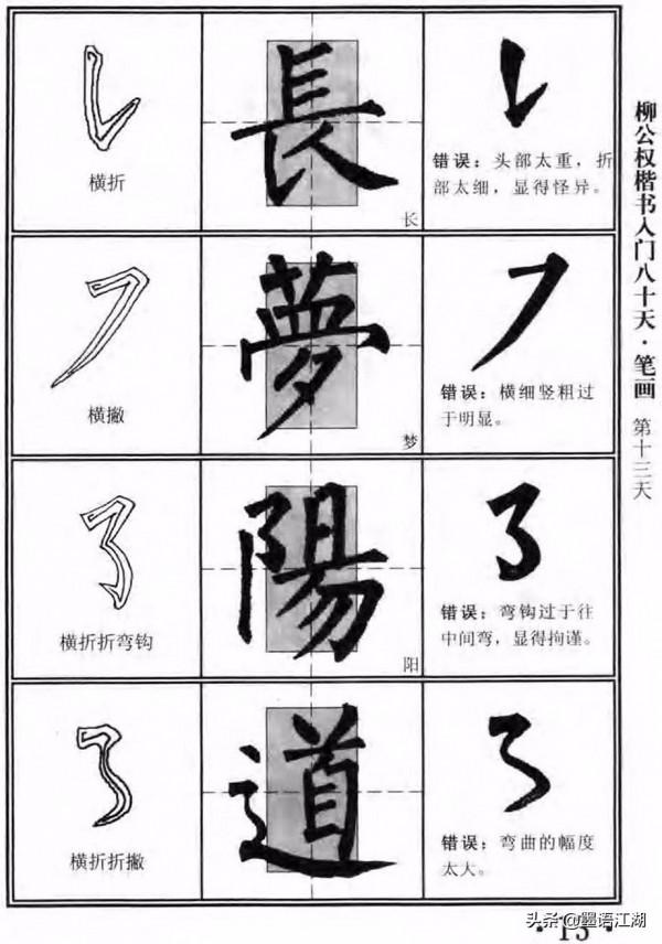 柳公權楷書入門80天書法教程
