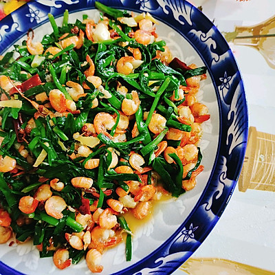 好吃下飯的韭菜炒河蝦,幾分鐘就學到手 好吃下飯的韭菜炒河蝦,幾分鐘就學到手