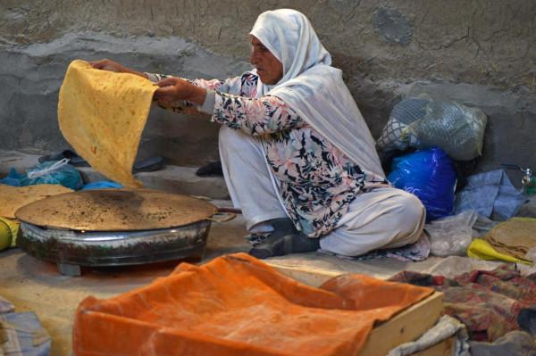 阿富汗的大餅工廠