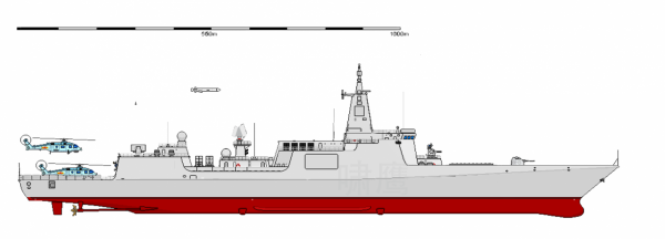 架空:中國版通用艦計劃,六千噸級的準驅逐艦,052F型導彈護衛艦 架空:中國版通用艦計劃,六千噸級的準驅逐艦,052F型導彈護衛艦