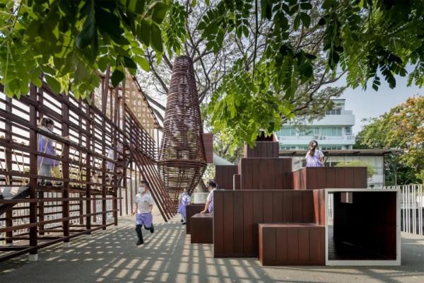 你家小區兒童場地只有沙坑和滑梯？看看別人家的，有趣又益智