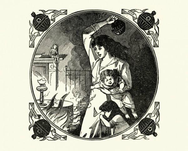 手榴彈:1800年代流行的滅火器 手榴彈:1800年代流行的滅火器