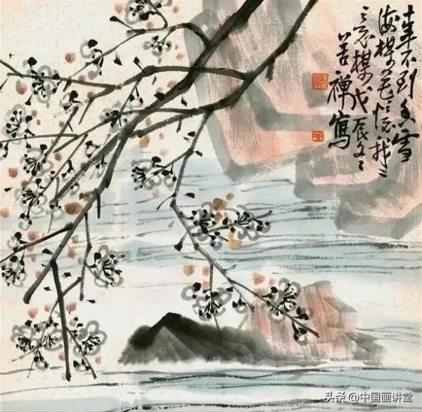 李苦禪給師妹畫的花卉冊,豪邁灑脫 李苦禪給師妹畫的花卉冊,豪邁灑脫