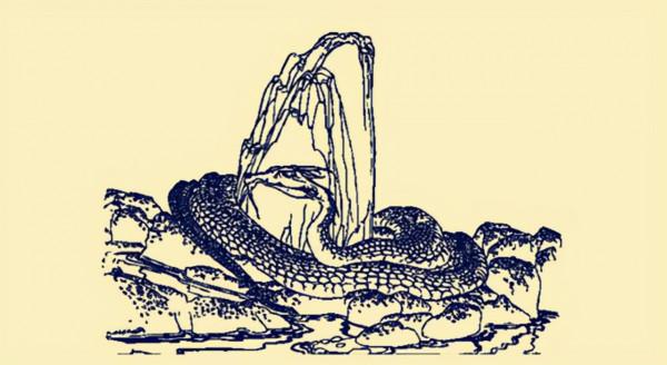 離奇故事：樵夫夜歸，見房樑上盤著一條大蛇，立馬砍掉一根手指