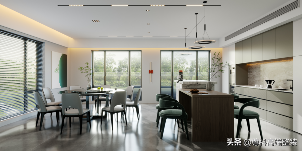 200㎡現代輕奢風3房2廳，邂逅時尚優雅的生活格調