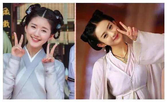 同樣是圓臉的趙麗穎和趙露思,你覺得她們像嗎 同樣是圓臉的趙麗穎和趙露思,你覺得她們像嗎