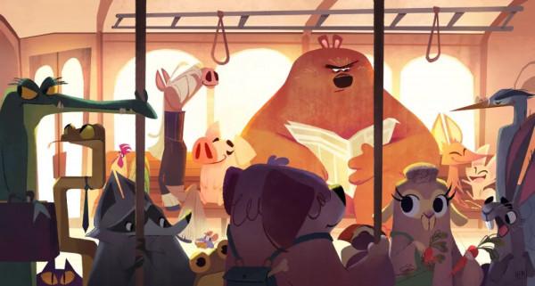 她筆下的畫就和迪士尼動畫一樣治癒 她筆下的畫就和迪士尼動畫一樣治癒