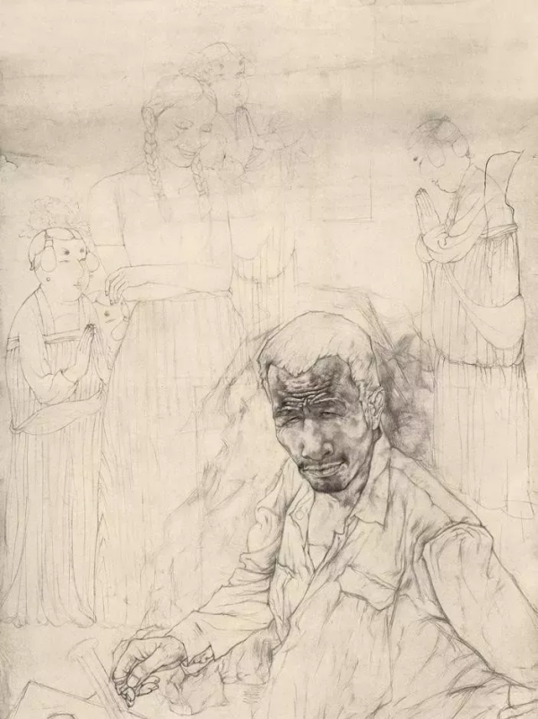 唐永力（中央美術學院教授）素描作品欣賞