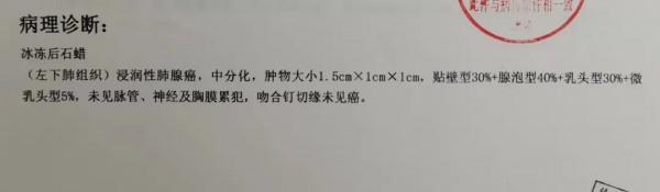 如何從病理報告瞭解，早期肺腺癌的手術療效？