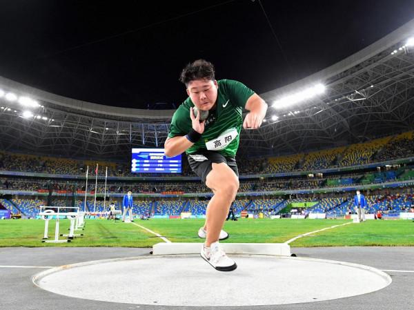 田徑——女子鉛球決賽賽況 田徑——女子鉛球決賽賽況