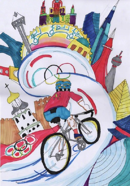 過分好看！小朋友給奧運冠軍的畫