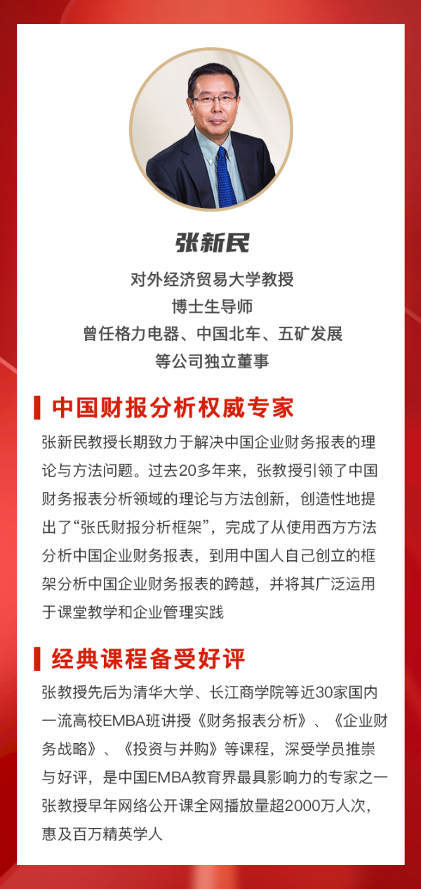 張新民看財報：八看第一看&mdash;&mdash;財報中的戰略資訊（四）