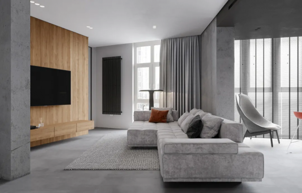 100㎡灰色空間設計