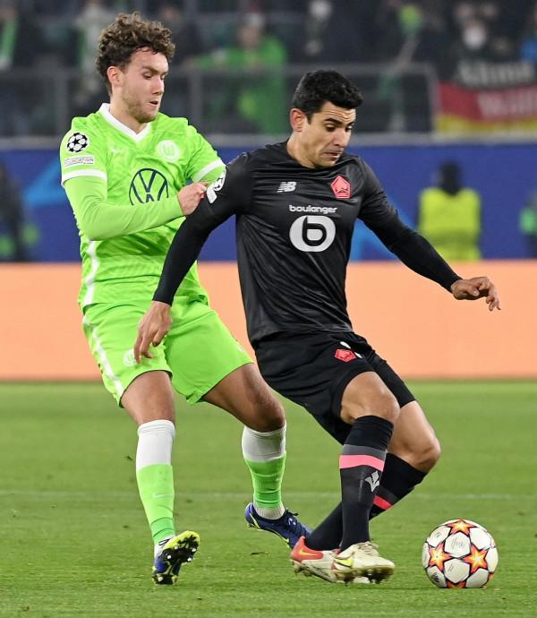 足球——歐冠：里爾勝沃爾夫斯堡