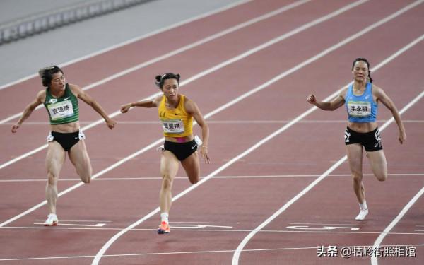 全運會女子百米奪冠 哪吒頭的葛曼棋如同踩上了風火輪