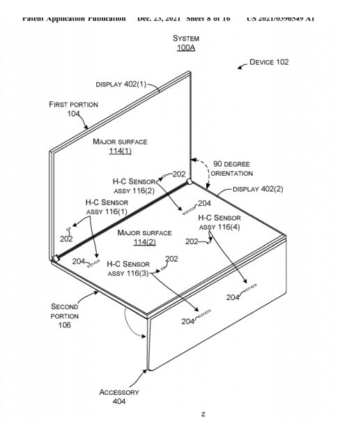 三折屏手機即將到來？微軟三折屏專利曝光