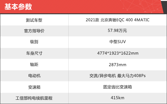 2021款北京賓士EQC新車商品性評價 2021款北京賓士EQC新車商品性評價