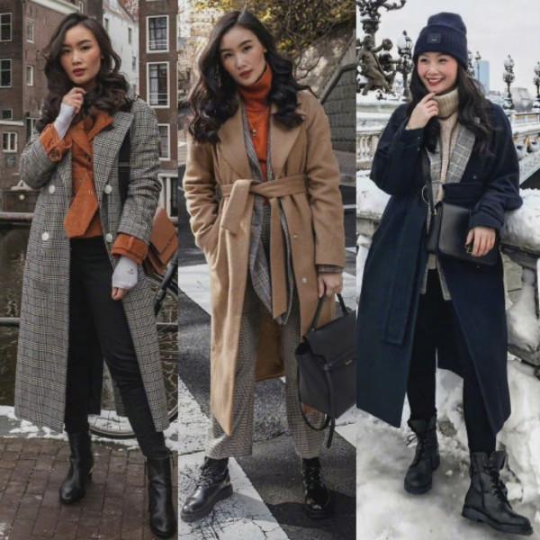 秋冬穿“長外套”才高階，3招化解顯矮難題，160也能穿出大長腿