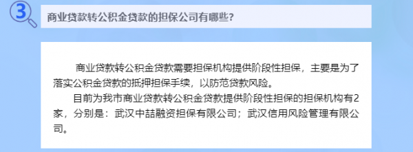 商貸轉公積金貸款小問答