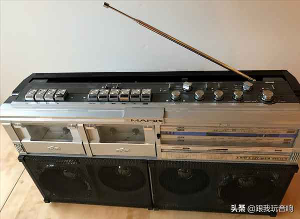 馬克Mark 75491音響雙卡帶4波段收錄機