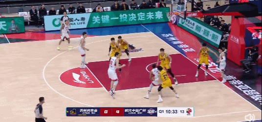 祝銘震20+7吳冠希空砍21+10 廣州擒江蘇送對手10連敗