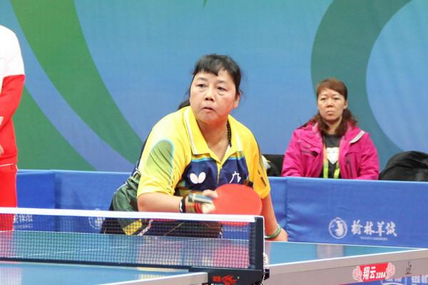 64歲老將張小玲為廣西代表團贏下乒乓球專案首金