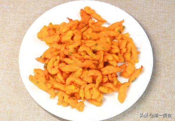油炸南瓜條，這樣做在飯店都買不到，甜而酥軟，做法簡單還省錢