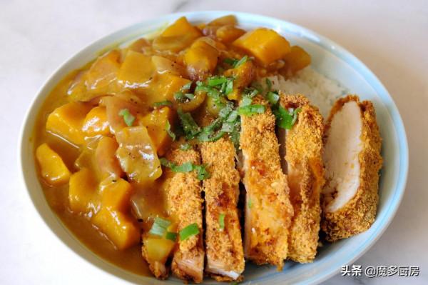 媽媽做飯就是香，今天安排咖哩南瓜雞排飯，小學生到家就光碟
