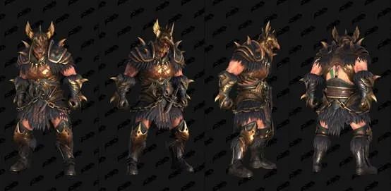 暗黑破壞神：不朽封測野蠻人盔甲套裝