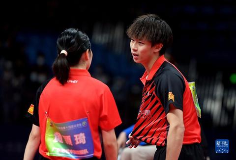 全運會-乒乓球混合雙打：許昕/劉詩雯晉級決賽
