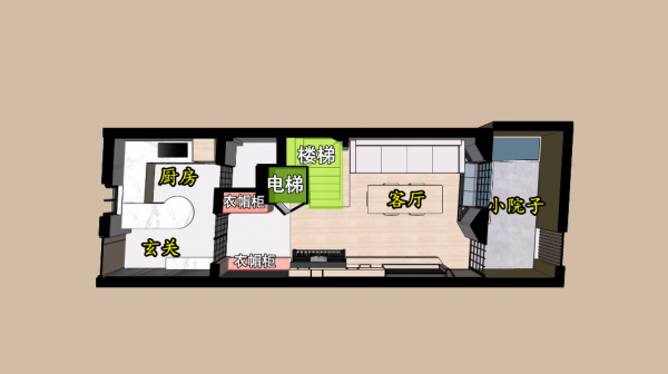 上海75㎡老房，請到史南橋大師改造，花費87萬9成了弄堂裡的別墅