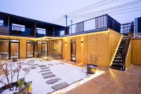 北京民宿推薦：韓式紅木私湯六居&sol;養生汗蒸&plus;禪意庭院&plus;私密空間