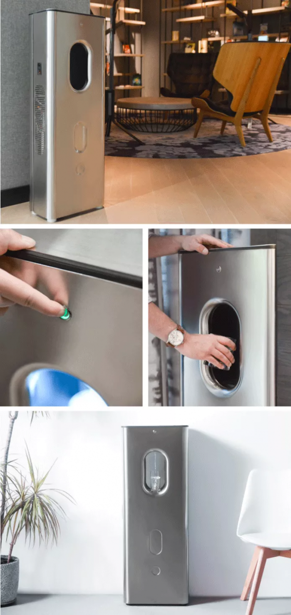 一臺神奇的飲水機～從空氣中取水，還是淨化器和除溼機