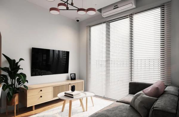 70平方簡約北歐風小戶型，白色+原木色，顏值滿分