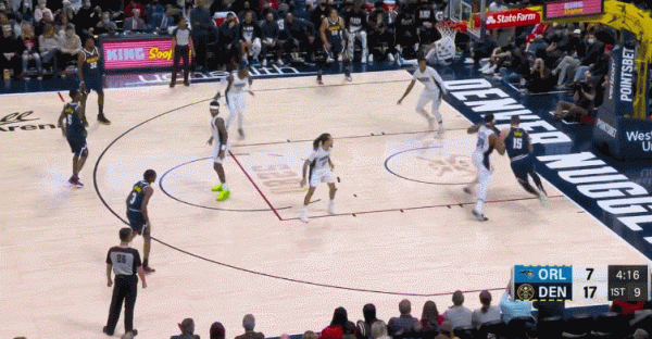 約基奇拿到26分&plus;16籃板兩雙，掘金10分優勢主場力擒魔術