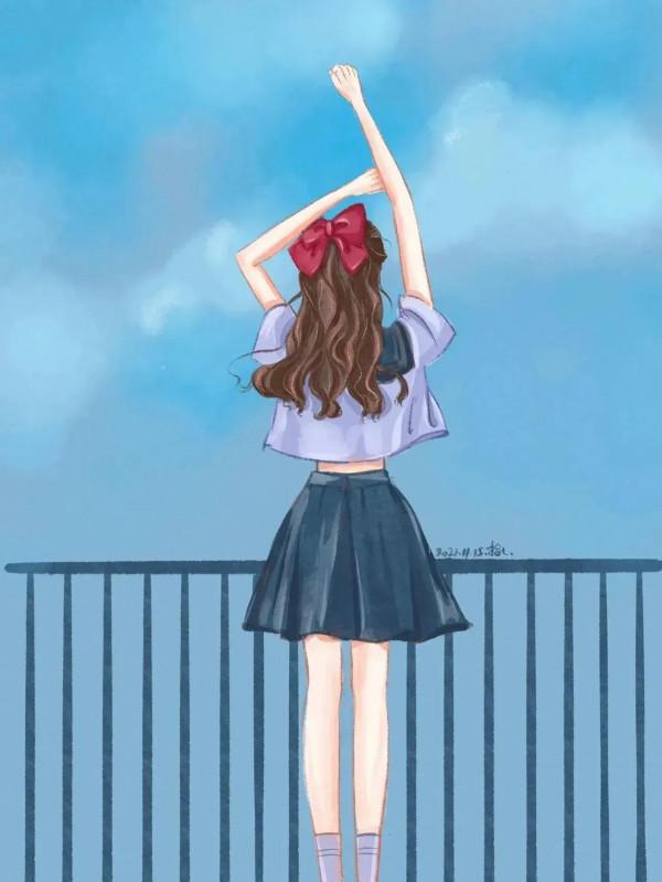 分享好看的穿搭插畫